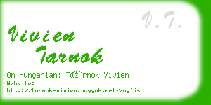 vivien tarnok business card